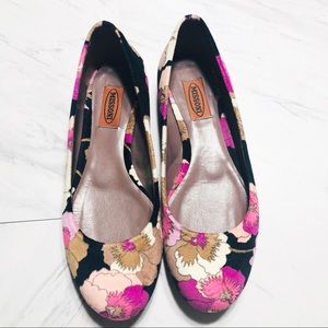 Missoni florals flats